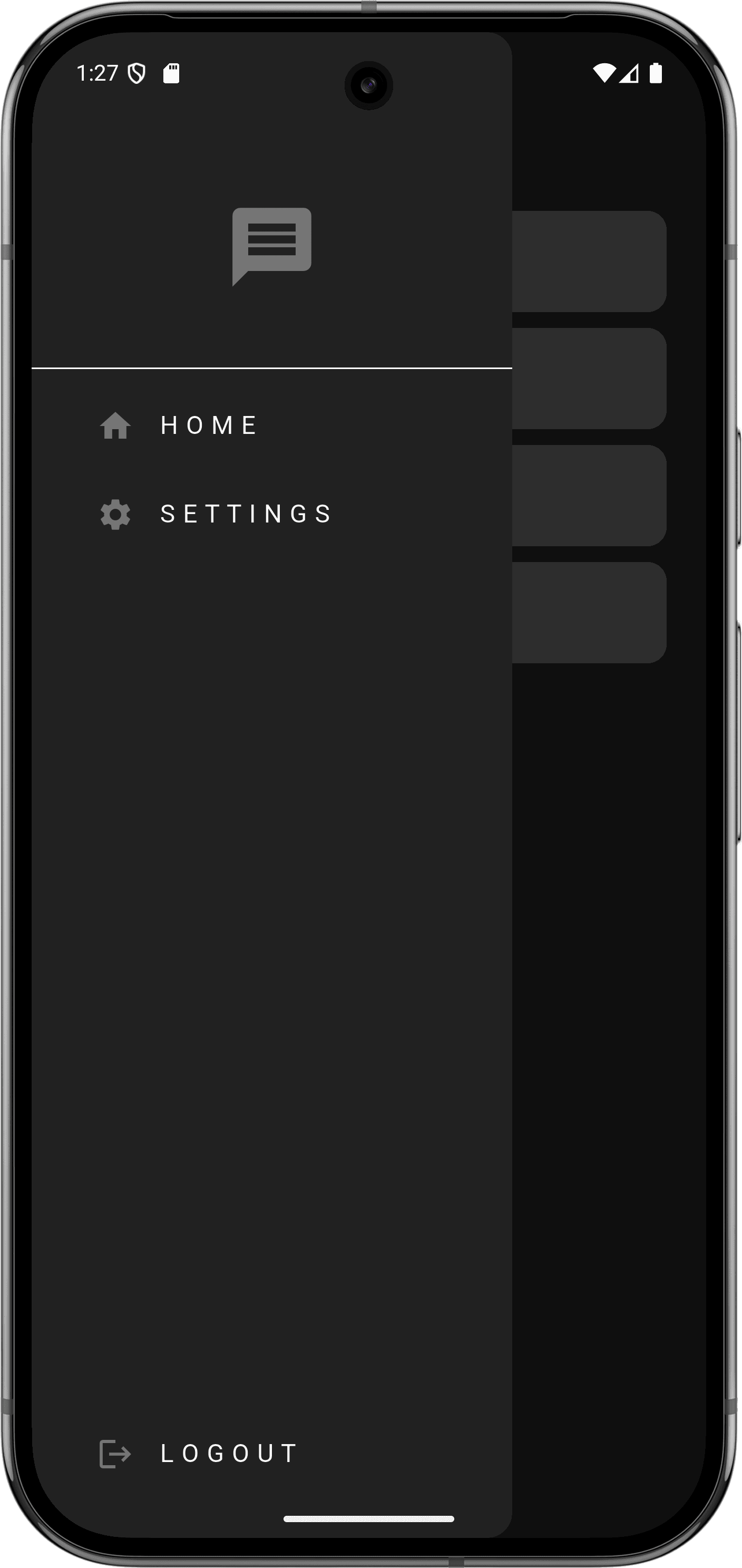 Chat App — drawer.png