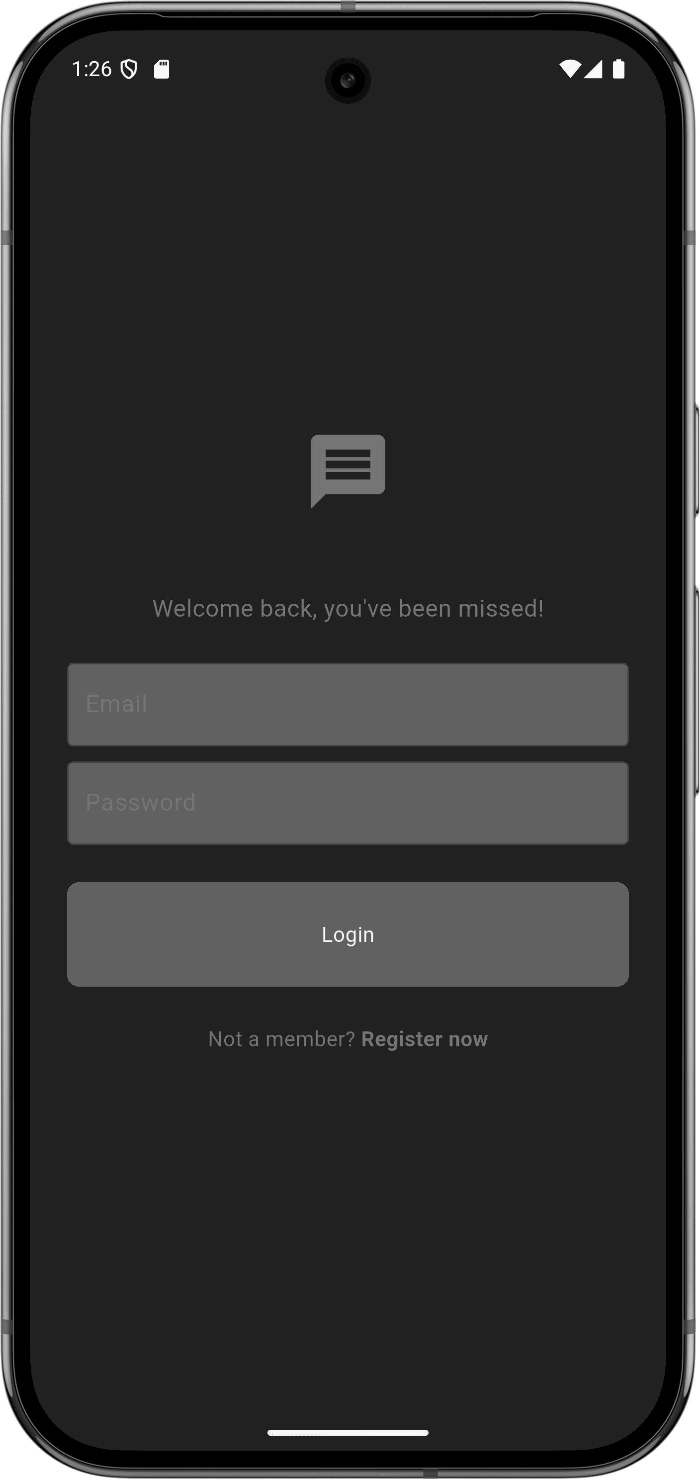 Chat App — login.png