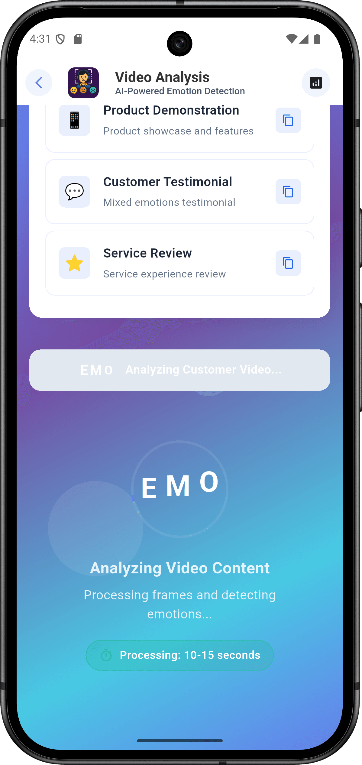EmoSense - Enterprise Emotion Recognition Platform — video_analysis_screen_2.png