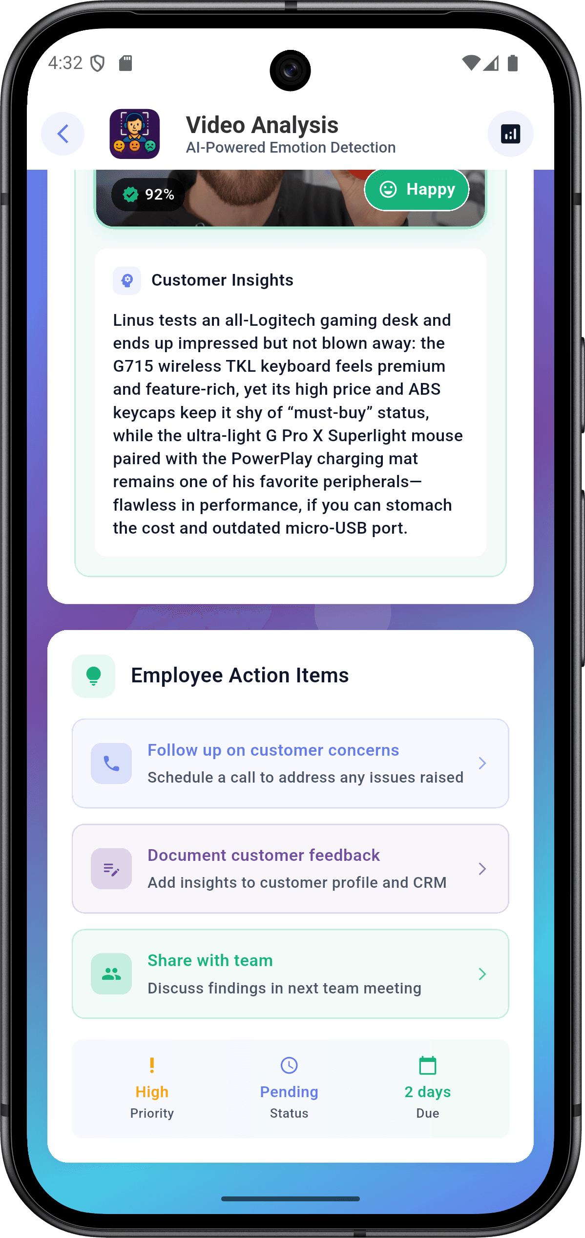 EmoSense - Enterprise Emotion Recognition Platform — video_analysis_screen_4.png
