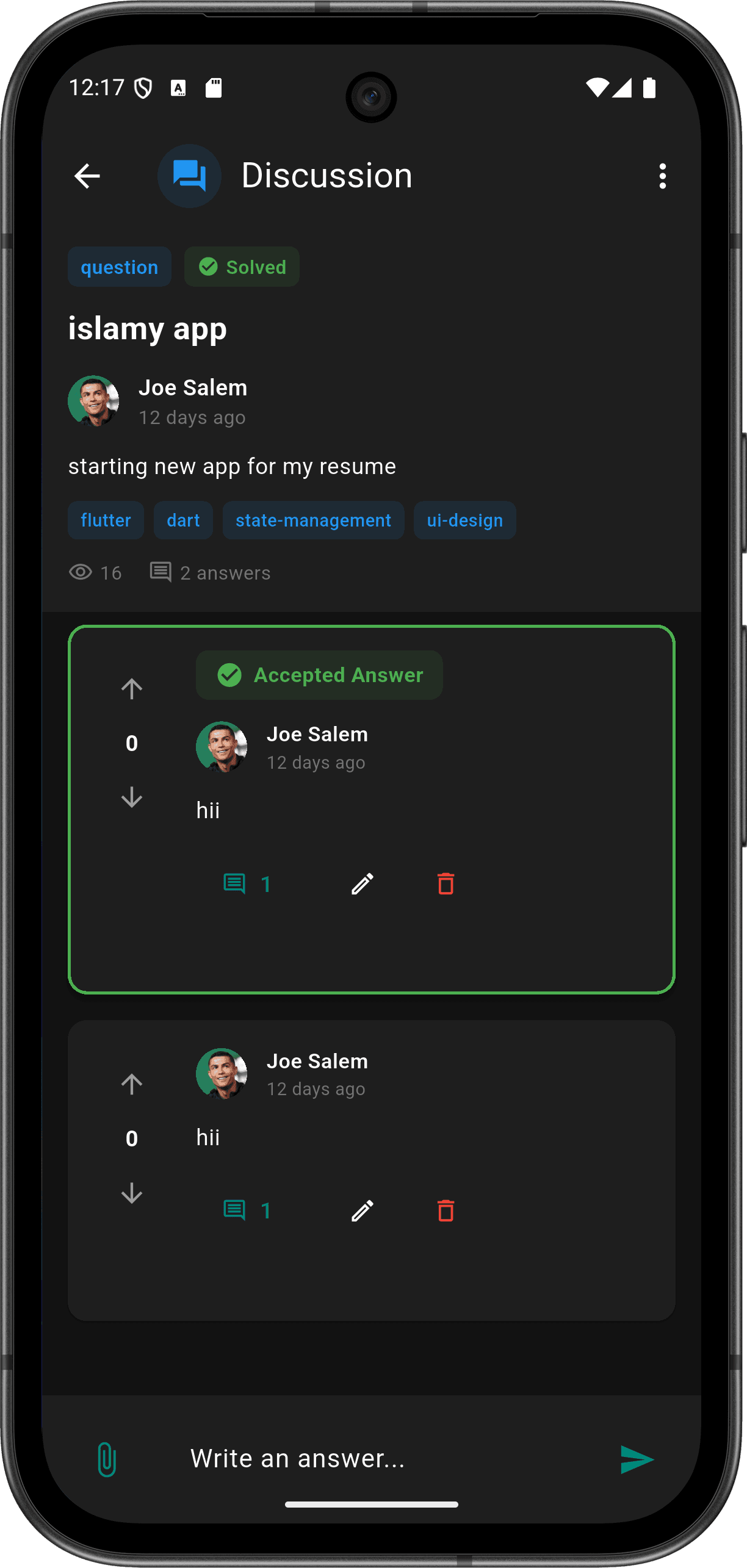 FlutterMate - Flutter Learning Companion — community_screen_2.png
