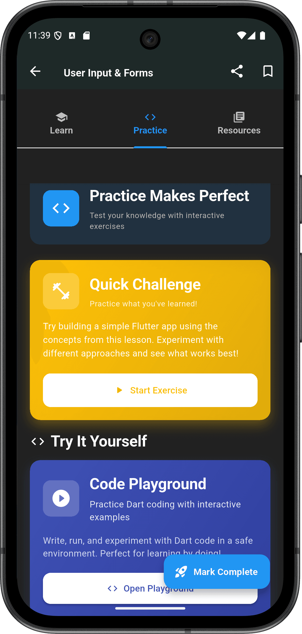 FlutterMate - Flutter Learning Companion — lesson_detail_screen_9.png